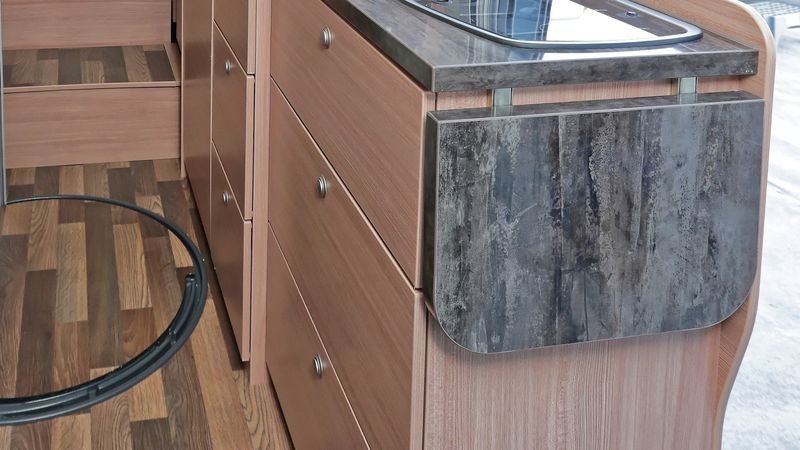 Fold-Down Countertop Extension
