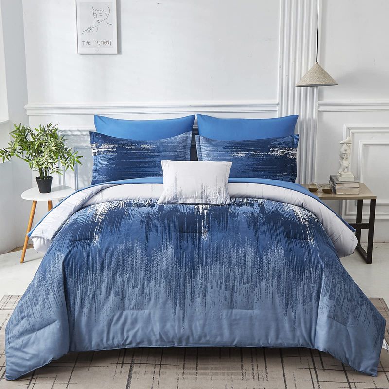Blue Ombré Bedding Set