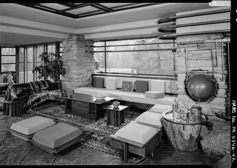 Fallingwater's Living Room