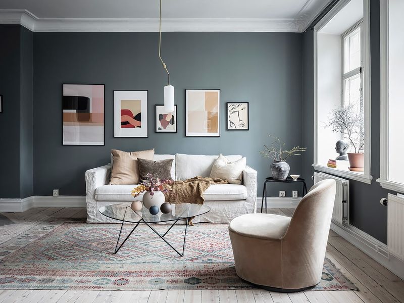 Taupe And Dusty Blue
