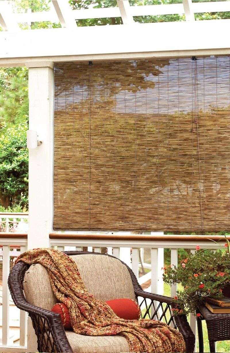 Bamboo Roller Shades