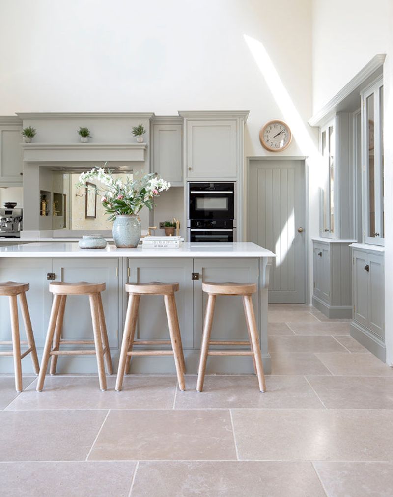 Limestone-Look Floor Tiles