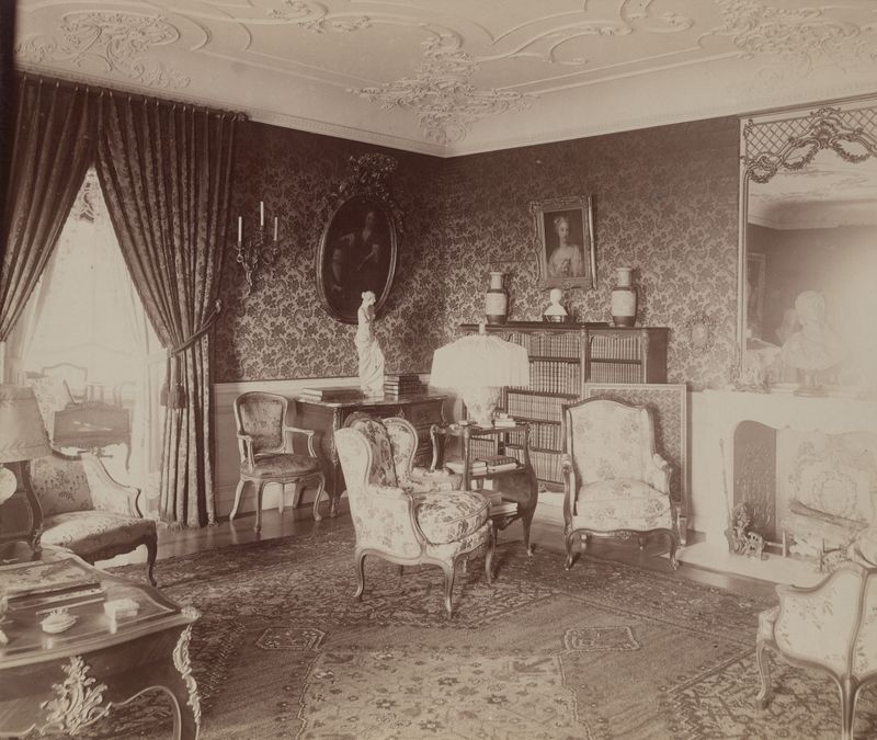 Edith Wharton's Drawing Room (1880s)