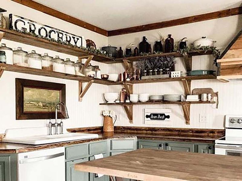 Hanging decorative items that interfere with actual cooking