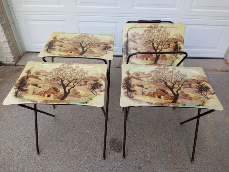Metal TV Dinner Trays