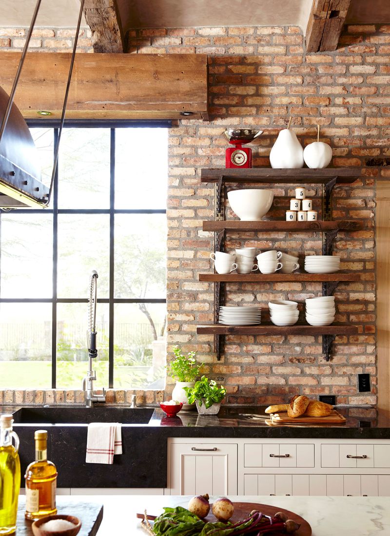 Exposed Brick Walls Reveal Historical Charm