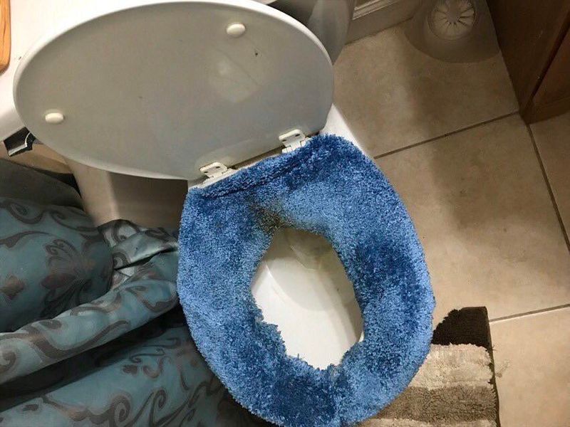 Shag Toilet Seat Covers