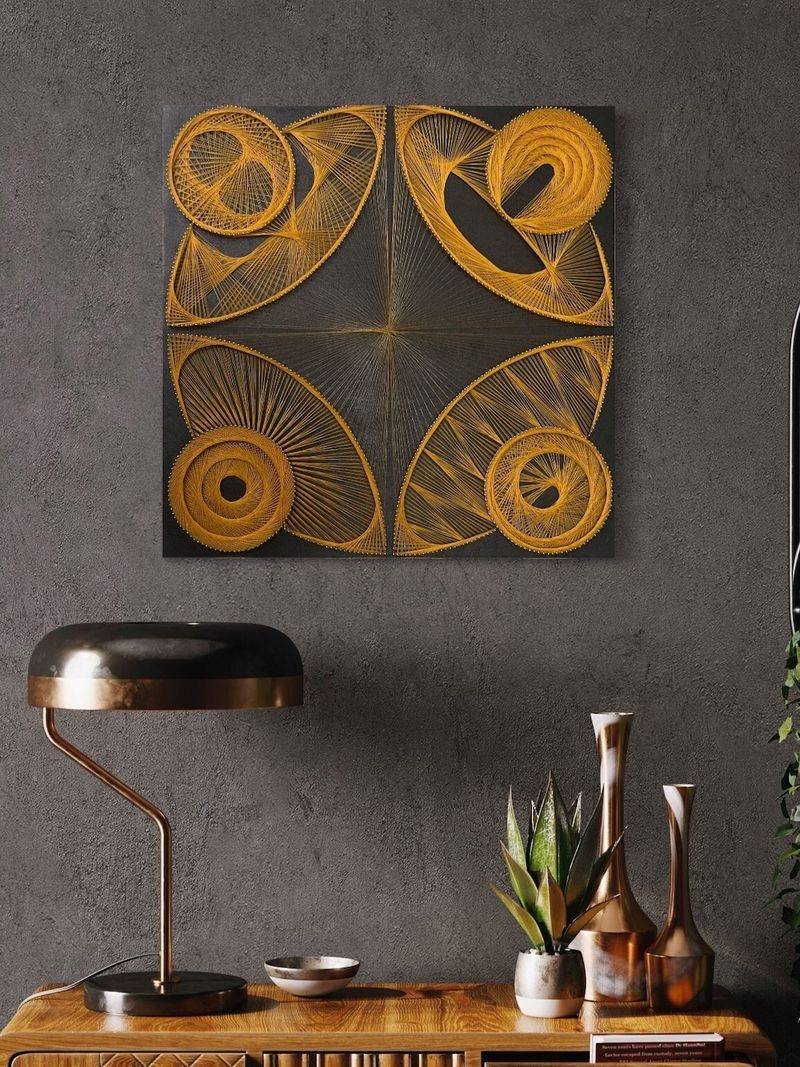 Hang String Art Or Fiber Installations