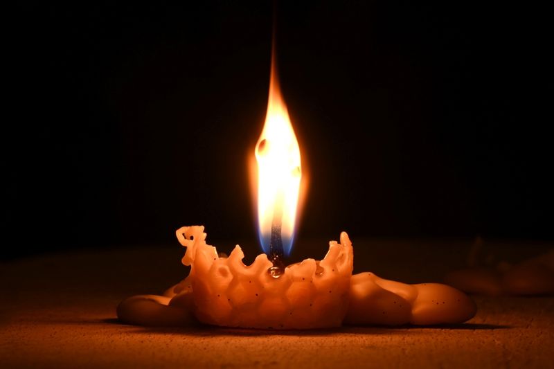 Burn low-quality candles