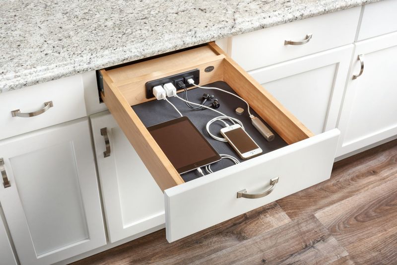 Hidden Charging Drawer