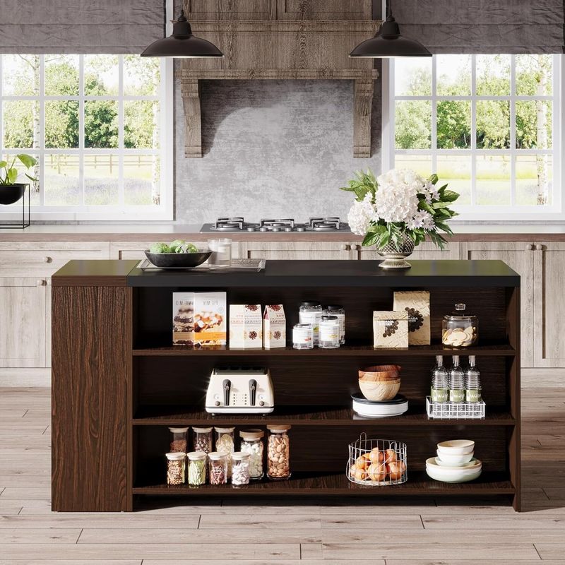 Bookshelf-Backed Island