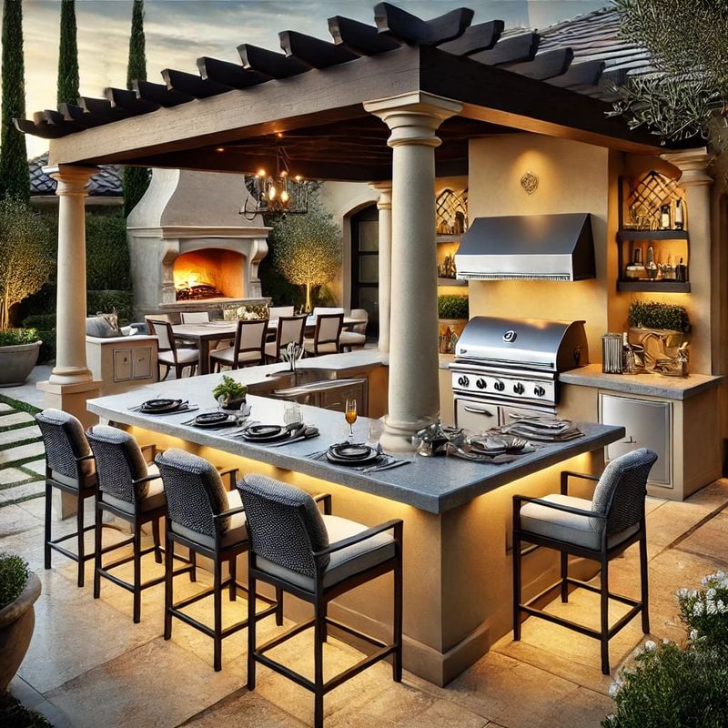 Homes With Extensive Outdoor Living Spaces