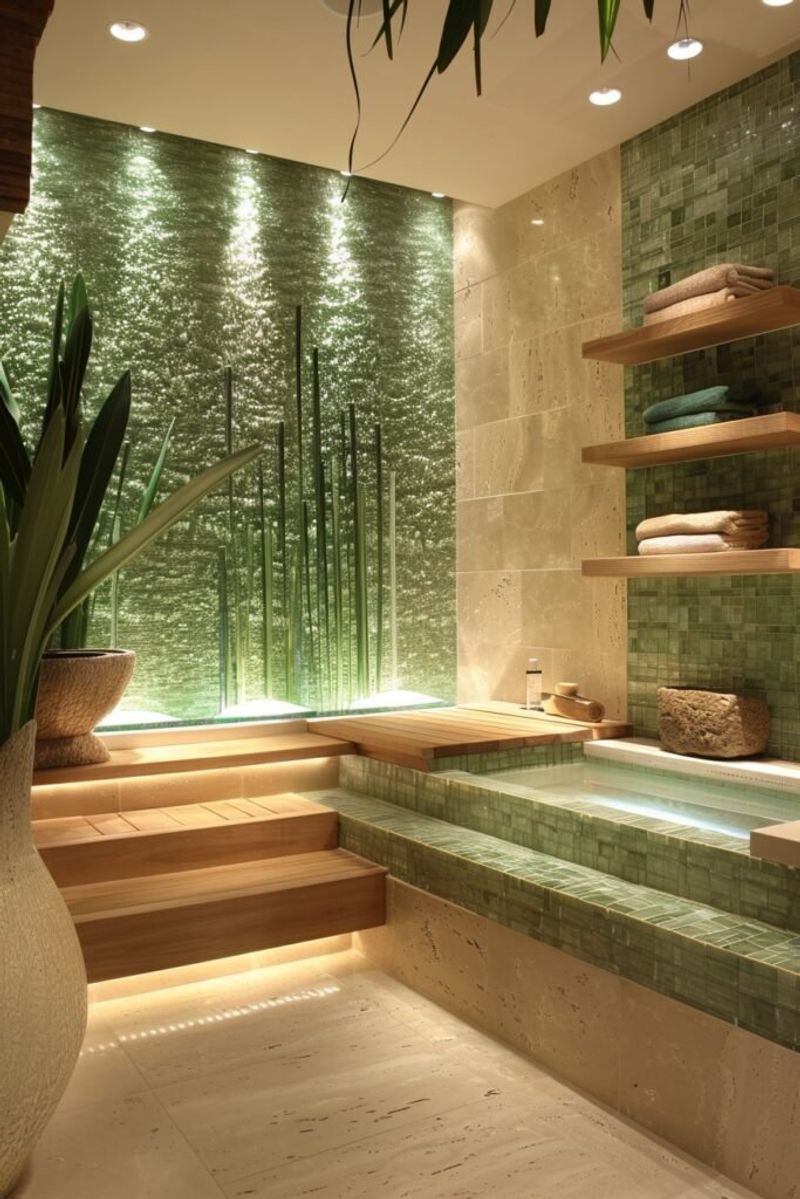 Waterfall Shower Transitions