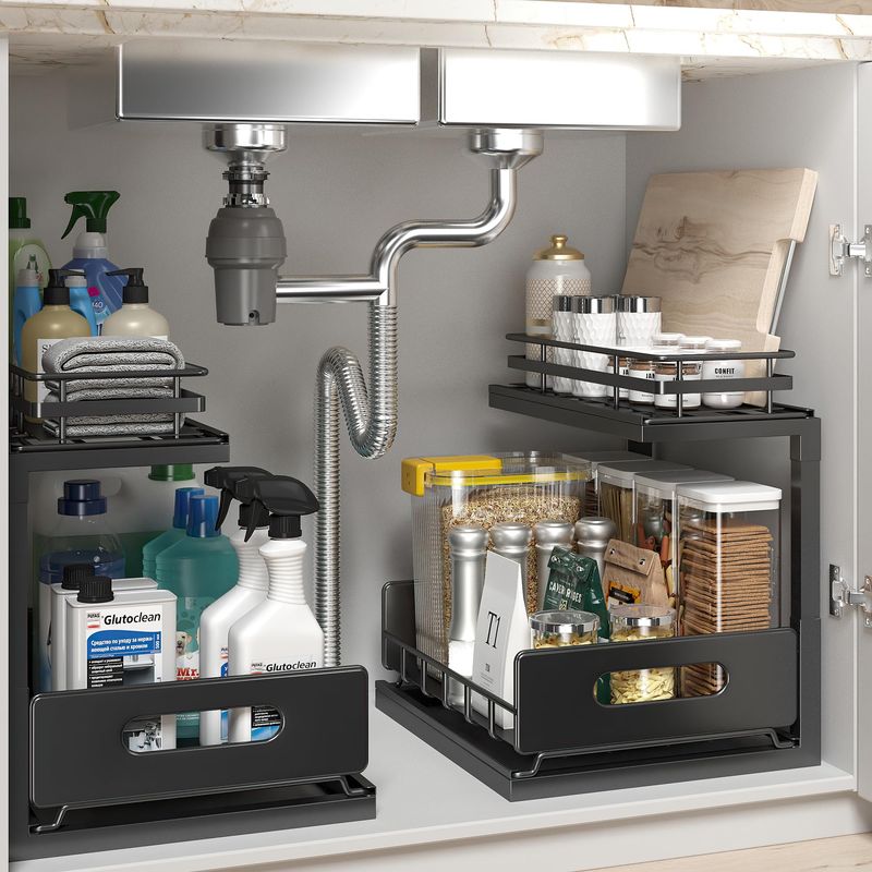 Under-Sink Cabinet Organizers