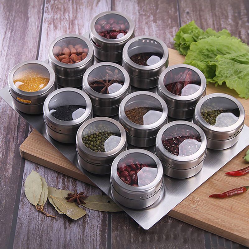 Magnetic Spice Jars