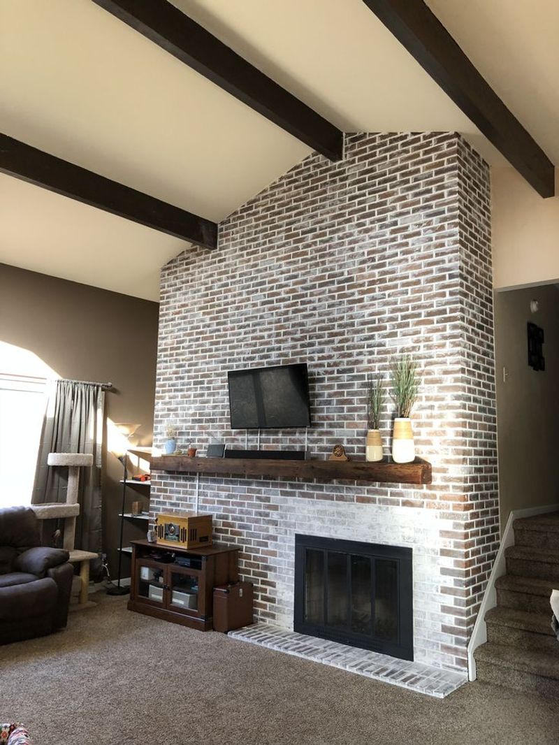 Whitewashed Brick Charm