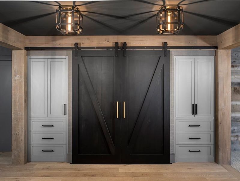 Bi-Parting Double Doors