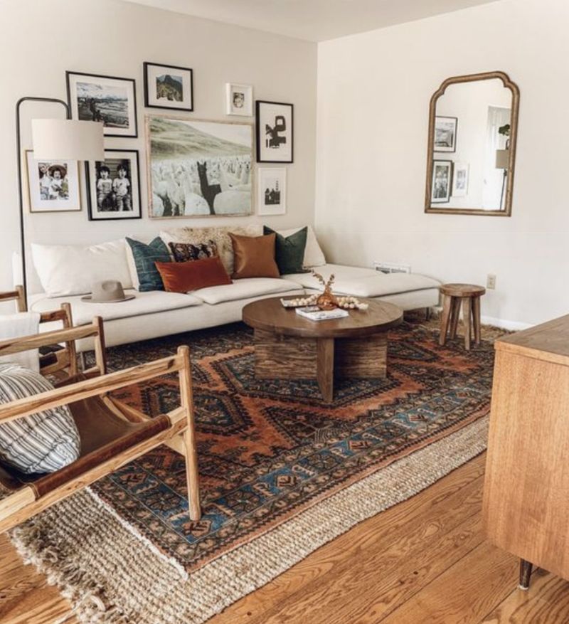 Layered Area Rugs