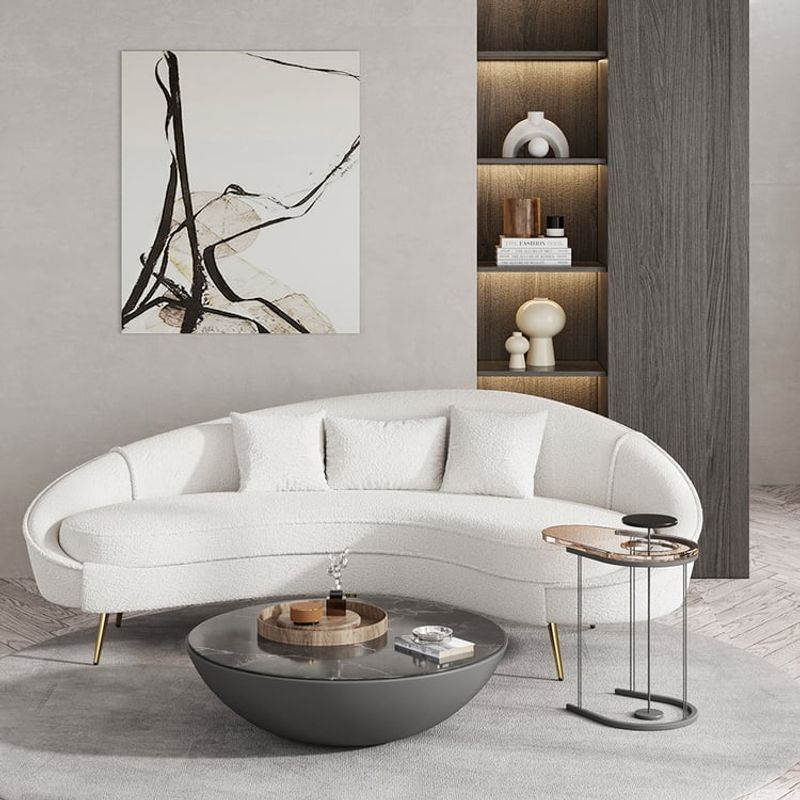 Curved Sofas That Hug The Conversation