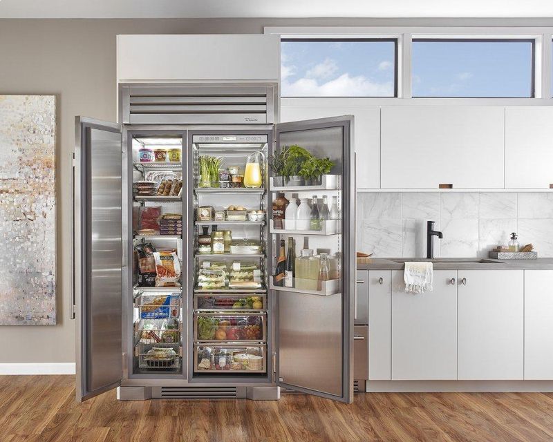 Glass-Front Refrigerators
