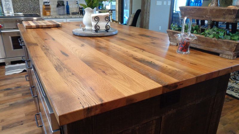 Reclaimed Wood Island