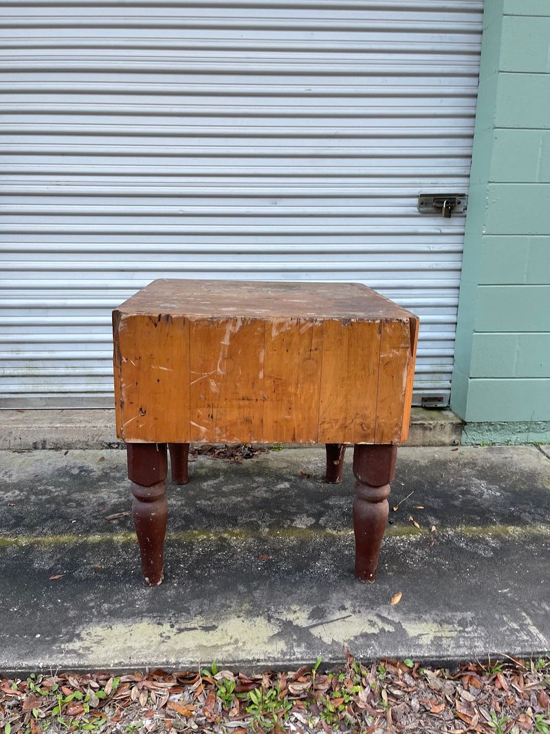 Antique Butcher Block Islands