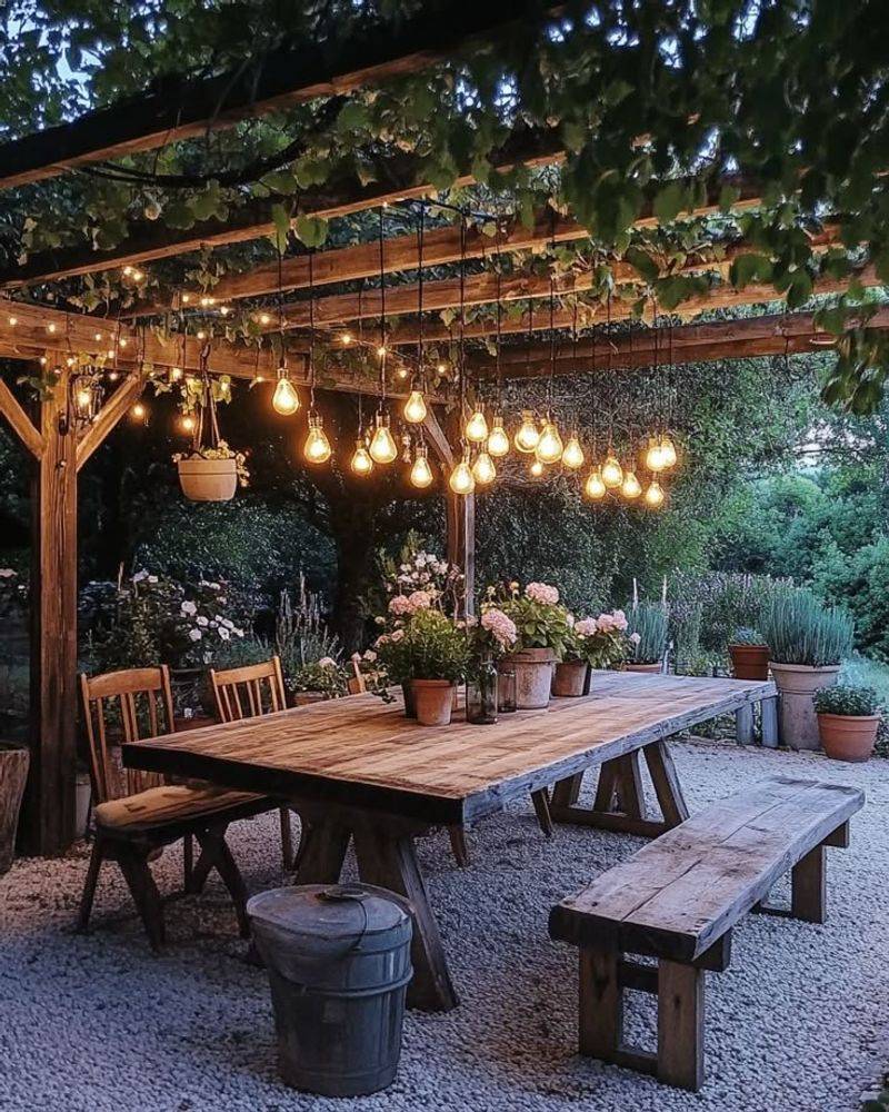 Rustic Dining Area