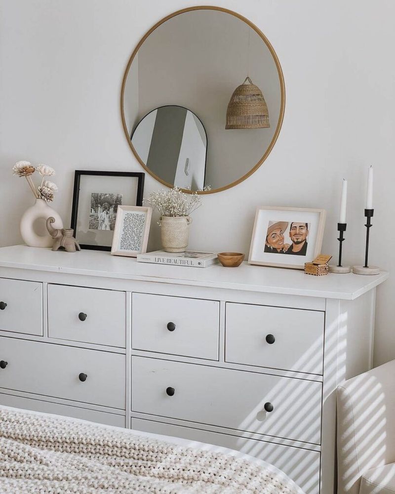 Elegant Dresser Vignette
