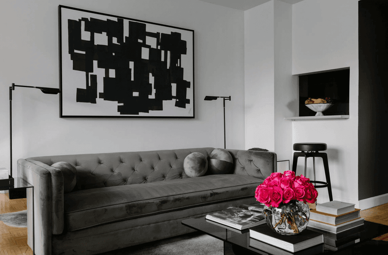Black And White With Red Accents