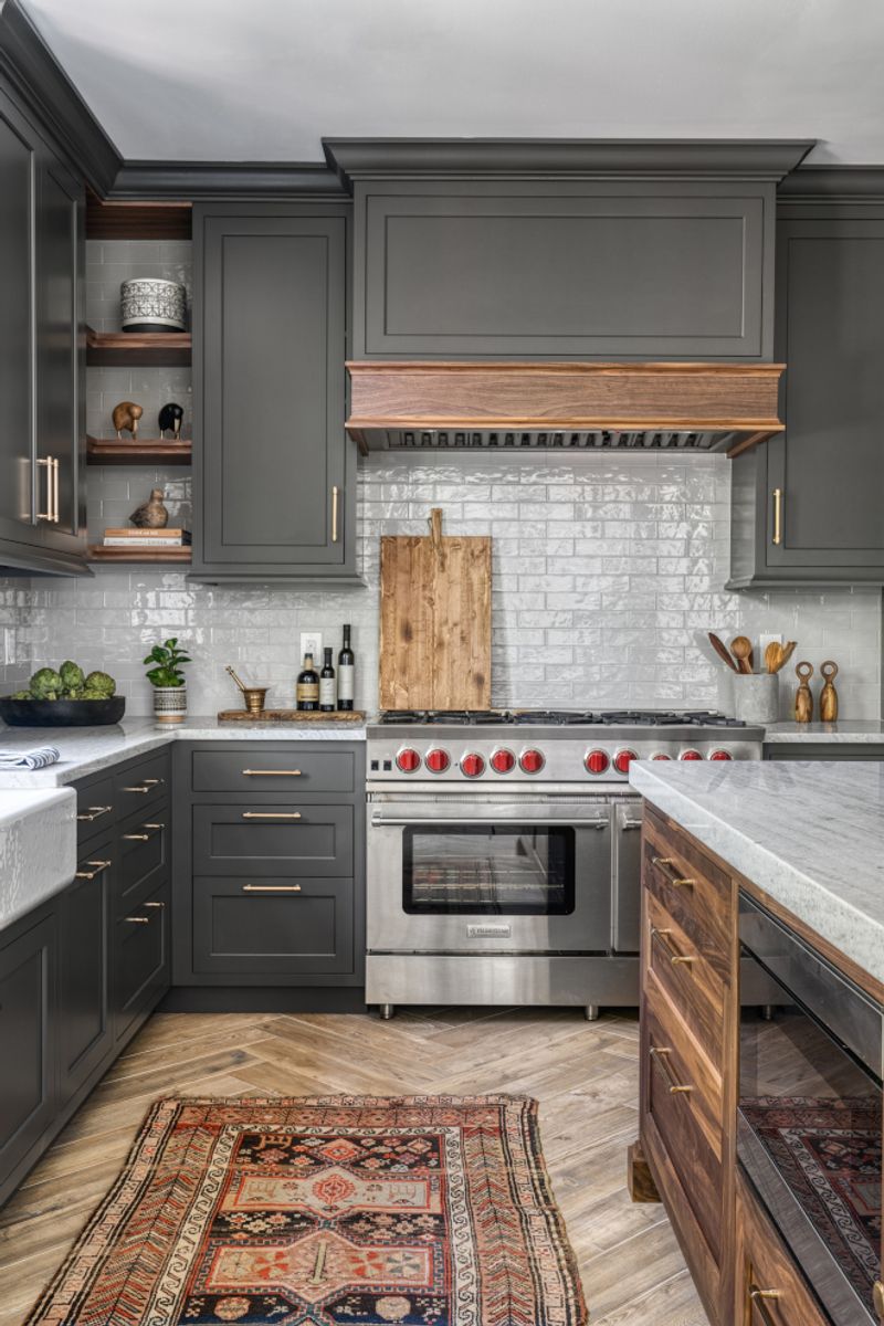 Charcoal With Metallic Flecks