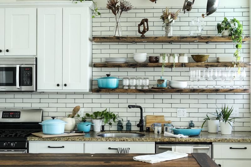 Open Shelving Signals the End of Kitchen Luxury