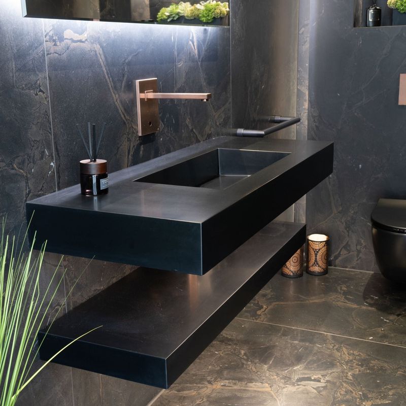 Dramatic Black Slate