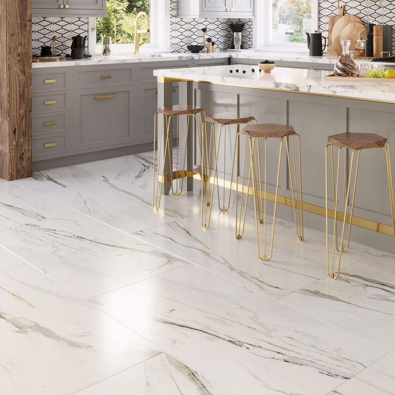 Marble-Look Porcelain