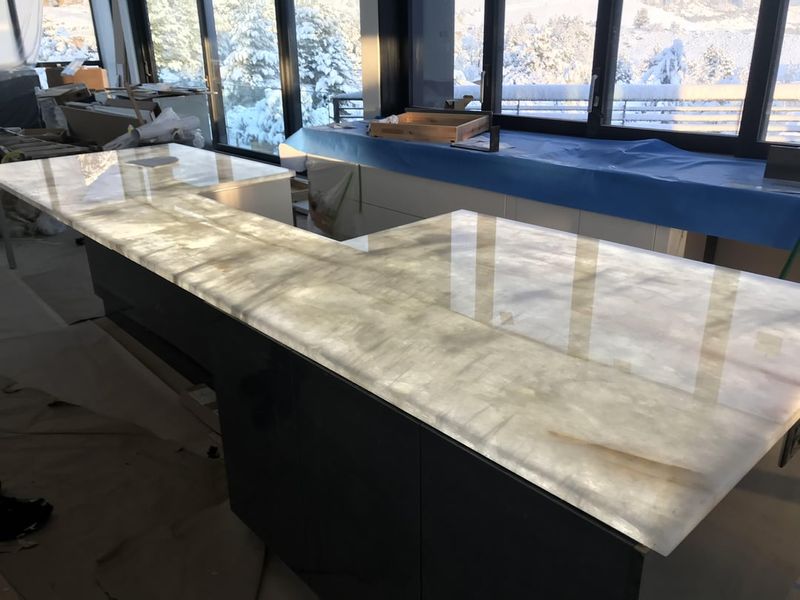 Backlit Translucent Sections