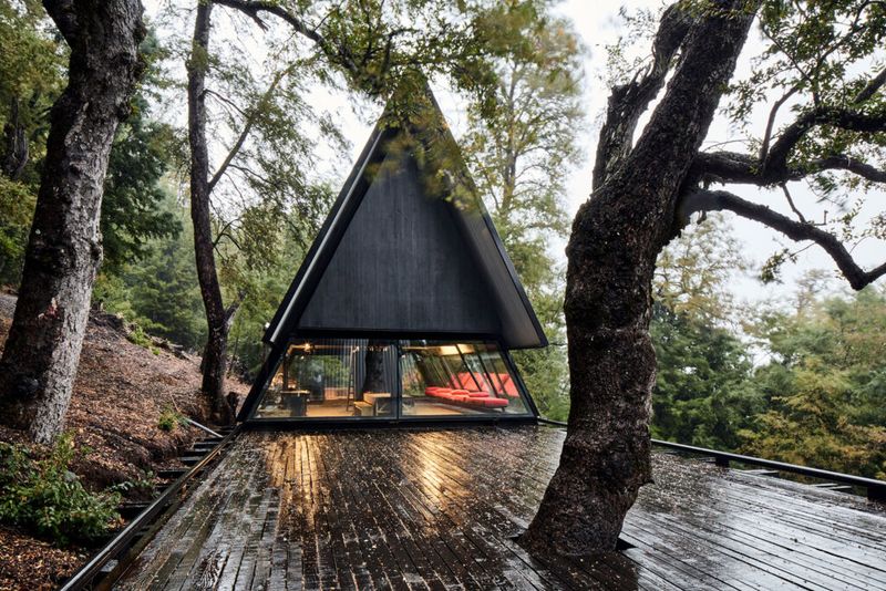 The A-Frame Forest Micro Cabin
