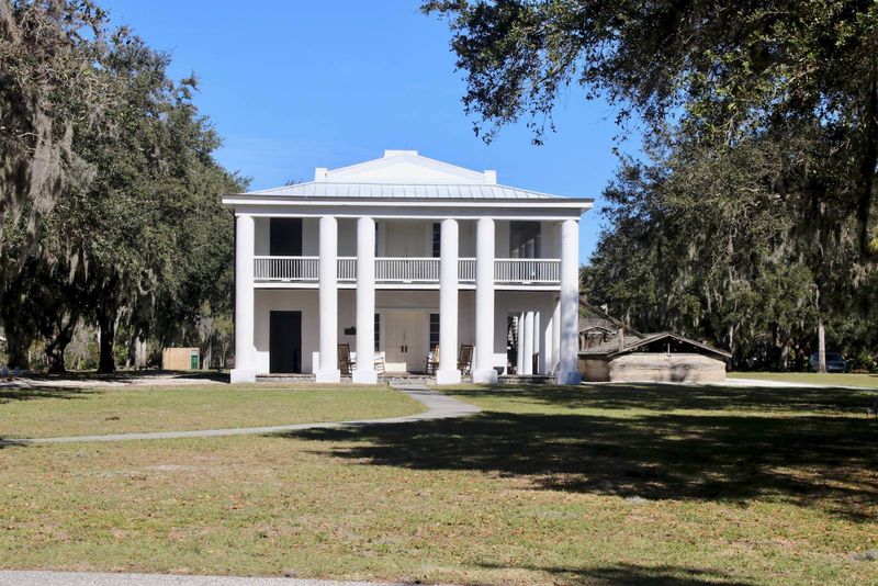 The Gamble Plantation's Antebellum Grandeur (1845)