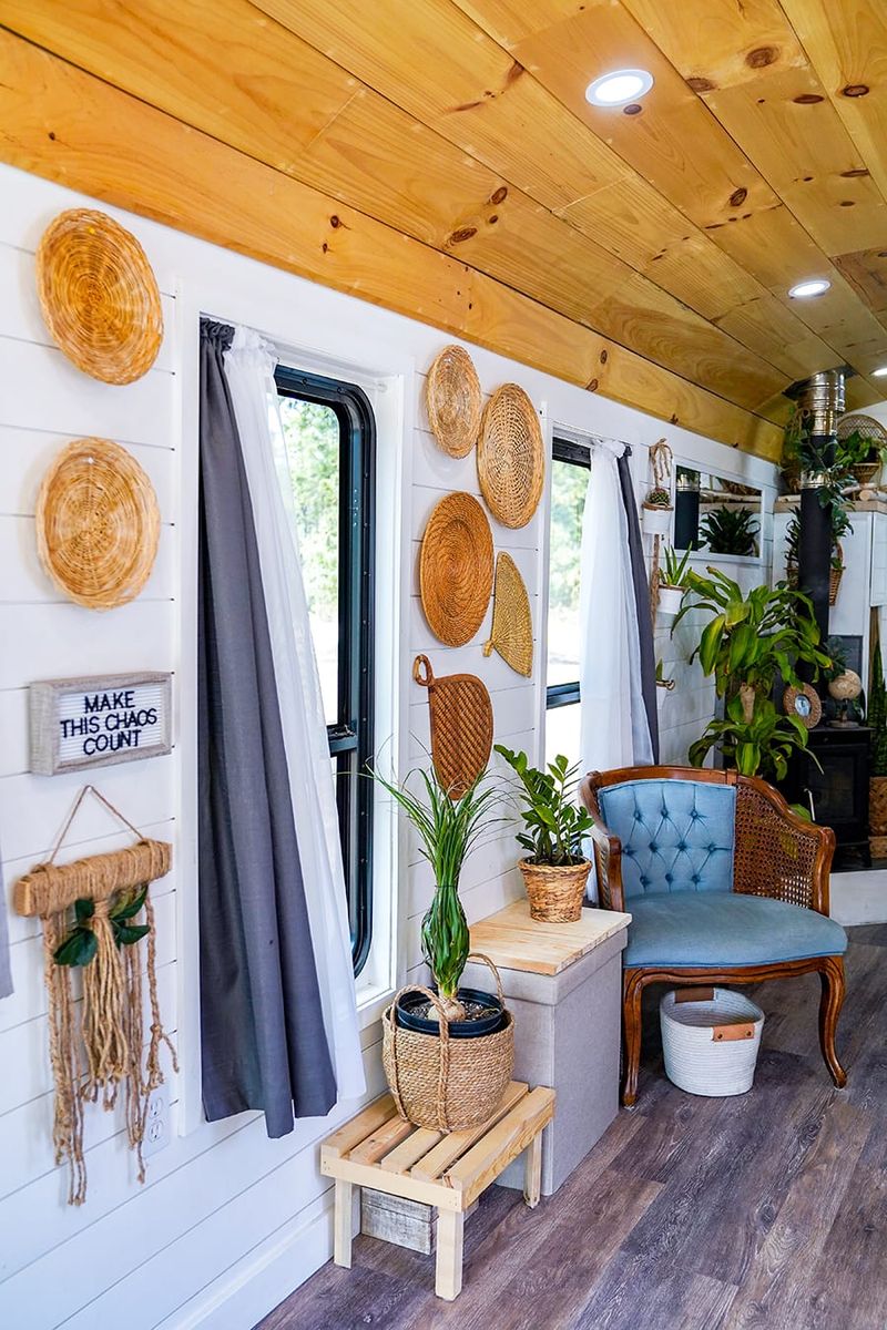 The Converted School Bus Bohemian Haven