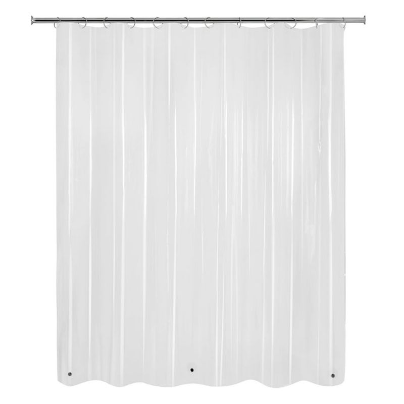 Visible Shower Liners Without Curtains