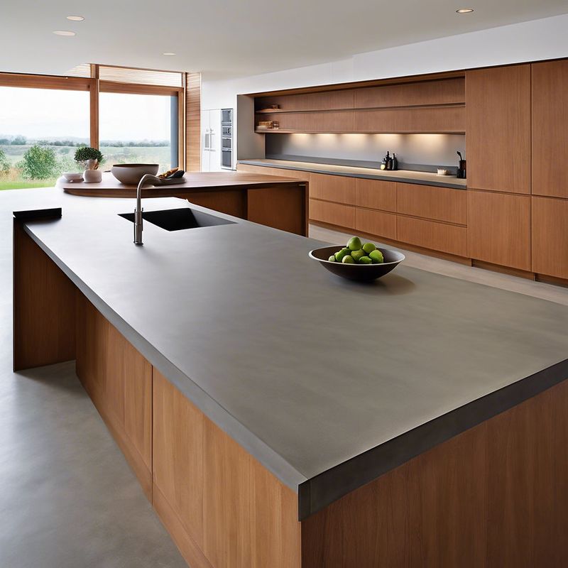 Concrete Countertops With Matte Sealer