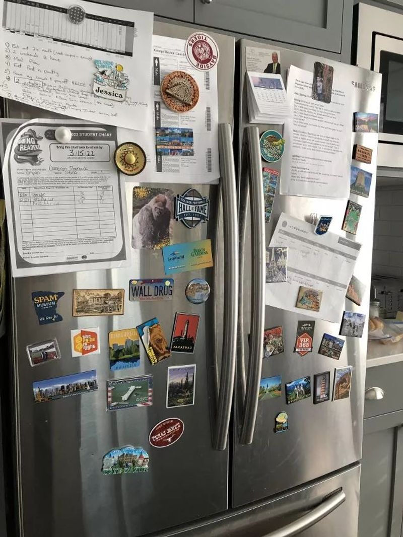 Refrigerator Collage: The Kitchen's Mood Board