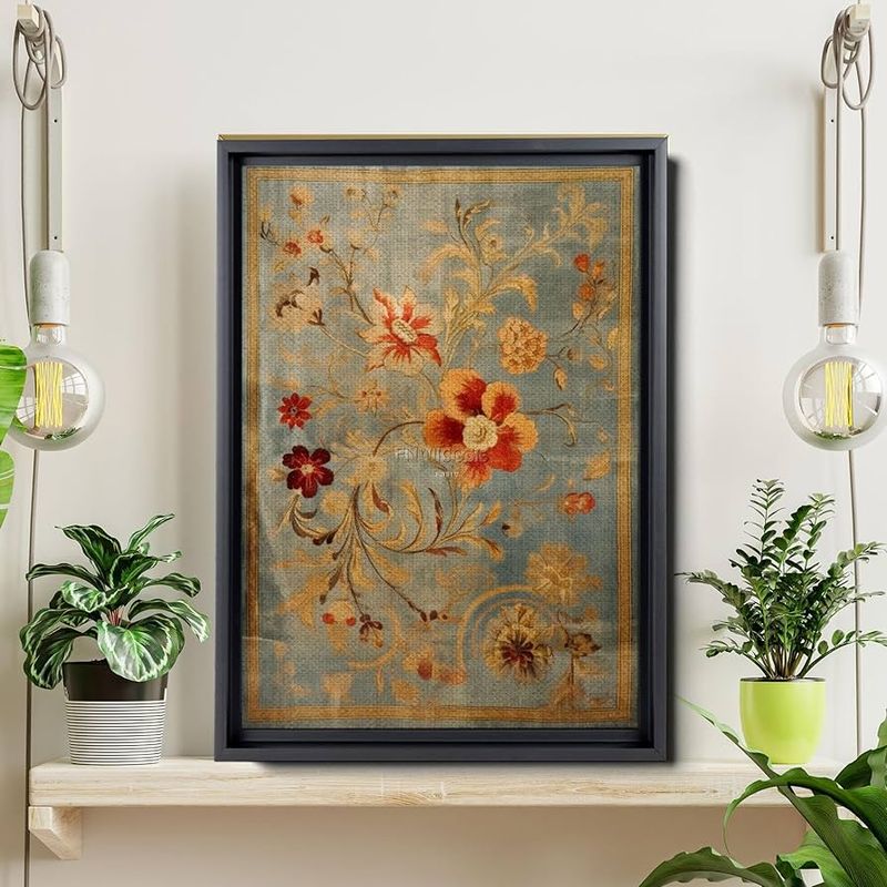 Incorporate Vintage Textiles as Accent Pieces