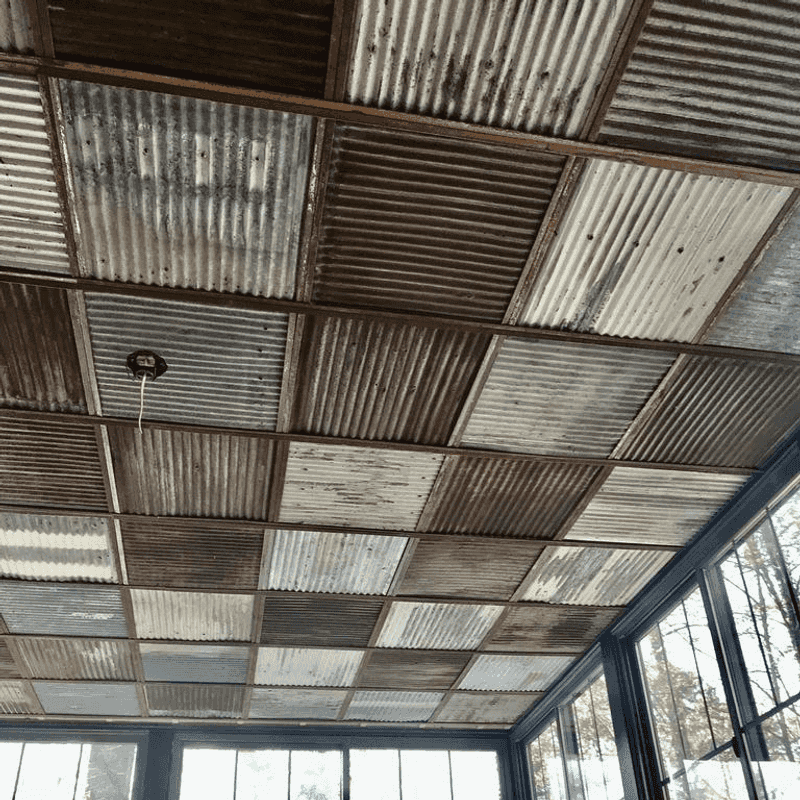 Colorful Corrugated Metal