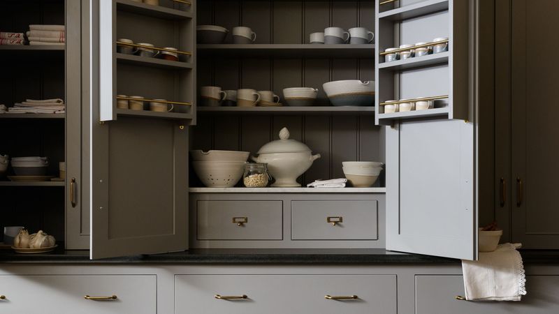 Installing inadequate storage that couldn't handle a takeout menu collection