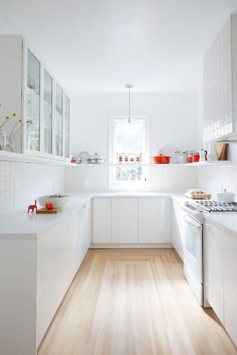 All-White Kitchens