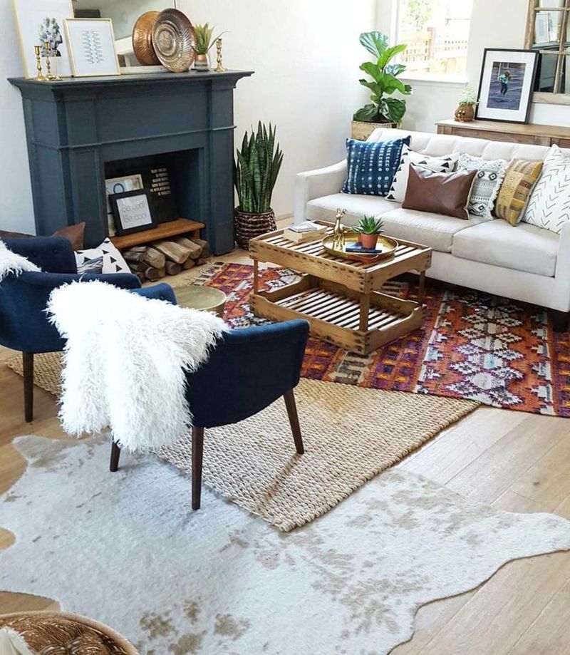 Layered Rugs That Break All The Rules