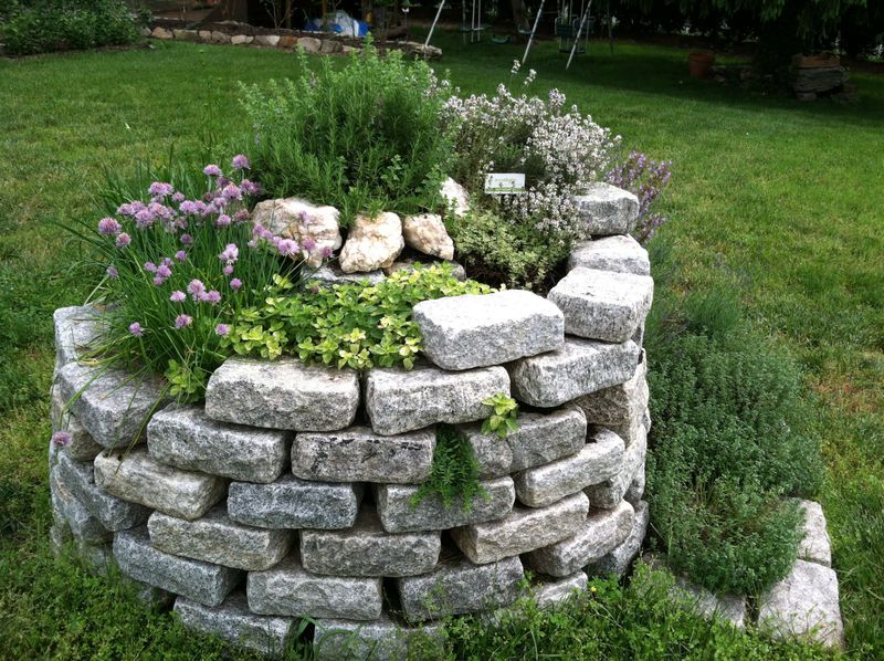 Tiered Herb Spiral