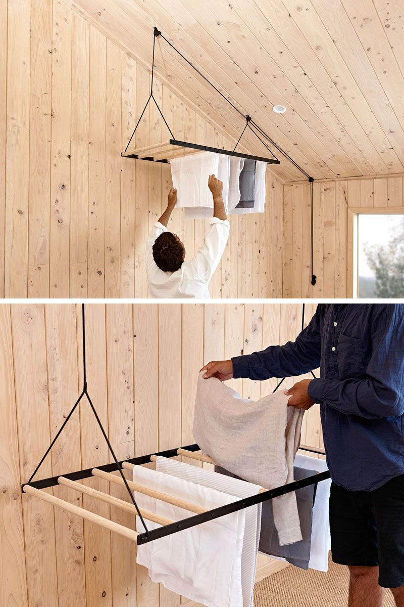Ceiling-Mounted Drying Racks