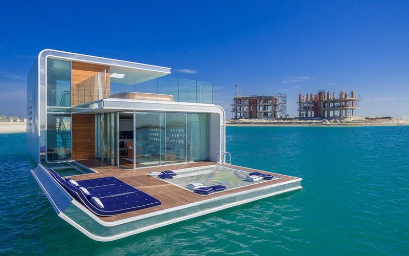Floating Ocean Plastic Homes