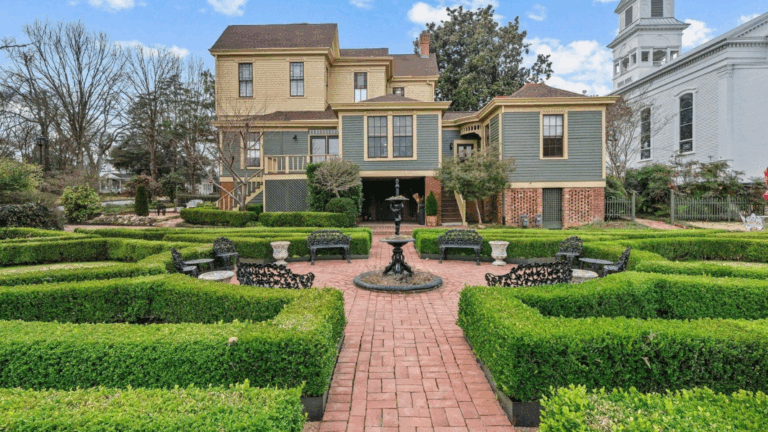 A Gorgeous 1887 Victorian In Eatonton With A Wraparound Porch And Lush Gardens