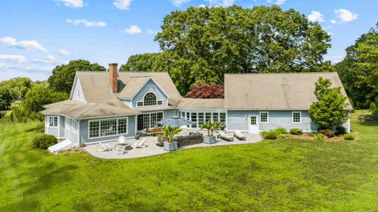 Inside A 1775 Preston Colonial With 4 Fireplaces, A Greenhouse, And Open Meadows